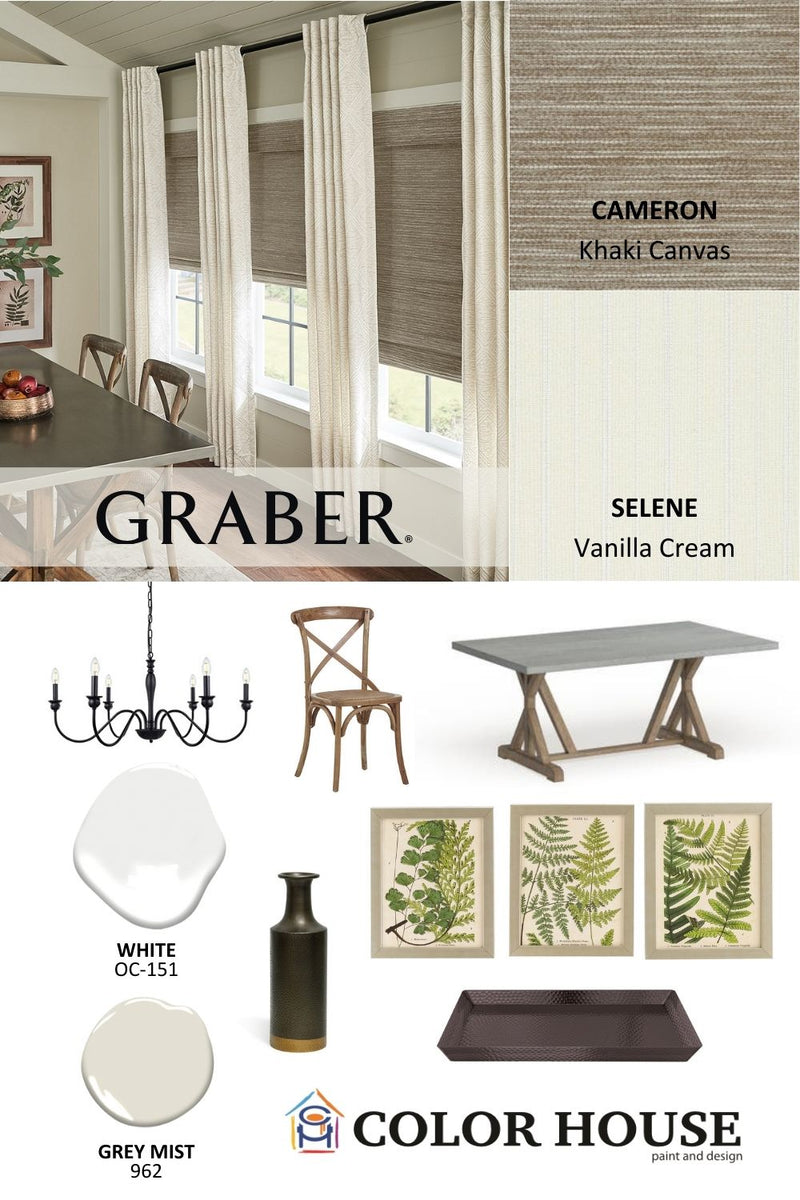 The Color House Featured Brand: Graber Blinds