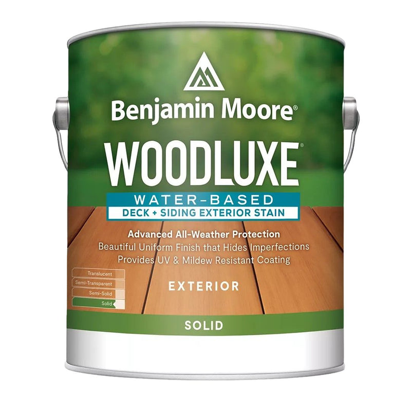 Woodluxe® Water-Based Deck + Siding Exterior Stain - Solid