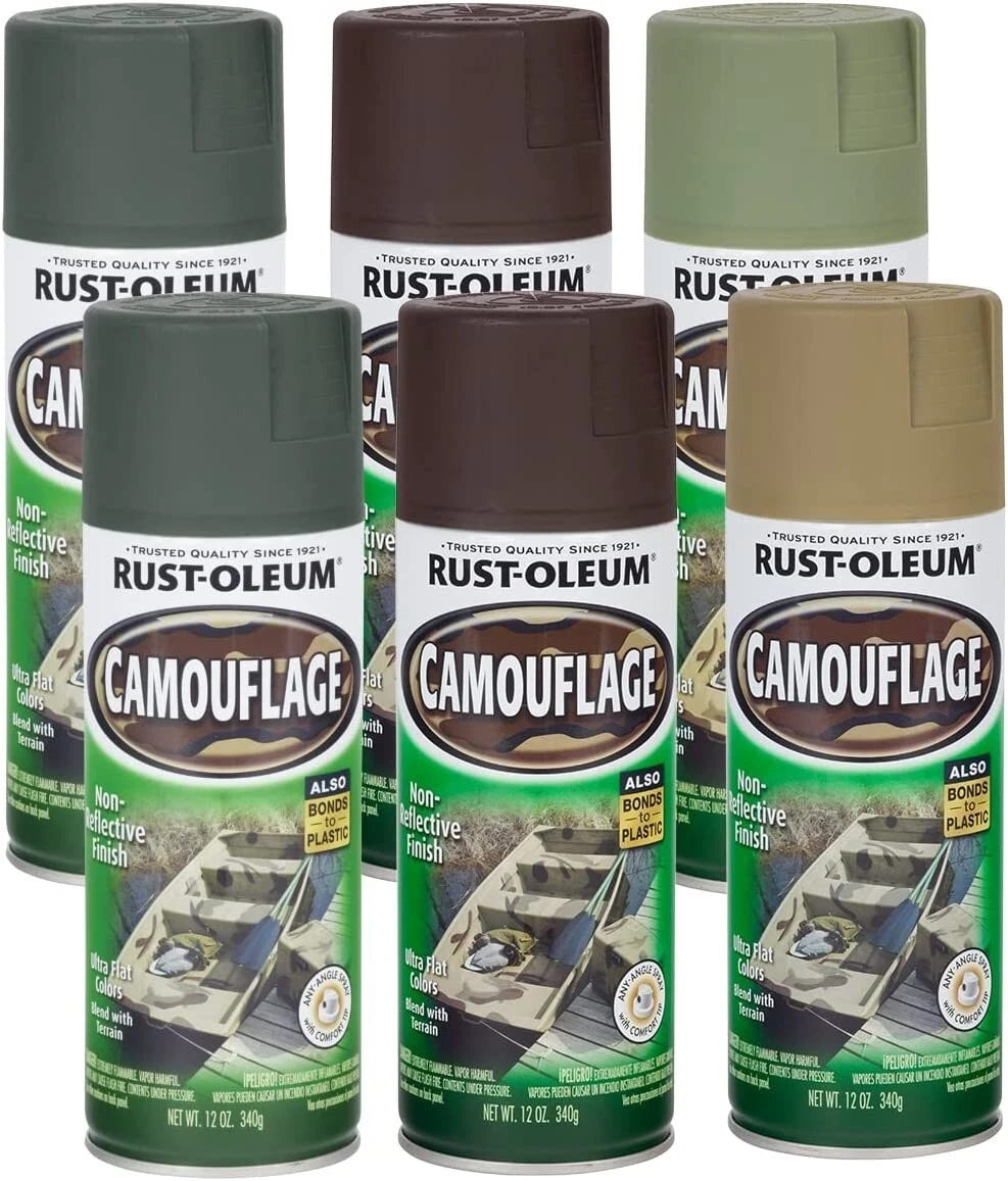 Rust-Oleum Camouflage Spray Kit 6-Pack | The Color House