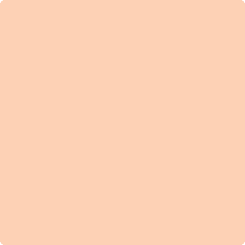 Benjamin Moore Color 2167-50 Perfect Peach