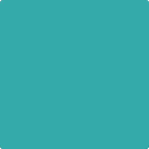 Benjamin Moore Color 733 Palm Coast Teal