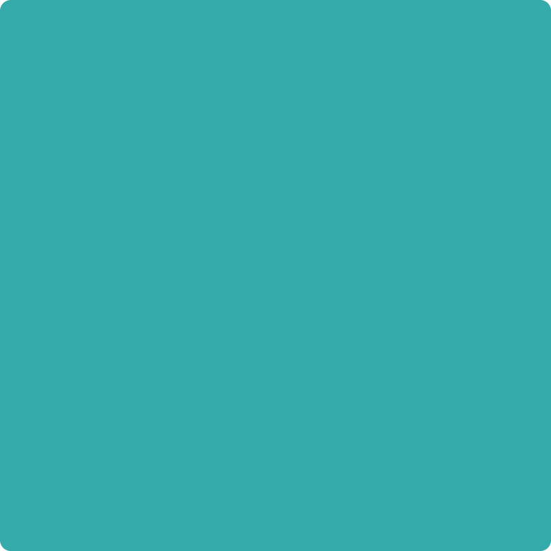 Benjamin Moore Color 733 Palm Coast Teal