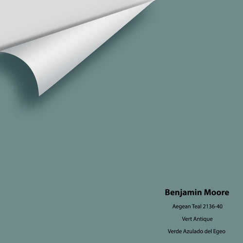 Benjamin Moore - Aegean Teal 2136-40 Peel & Stick Color Sample