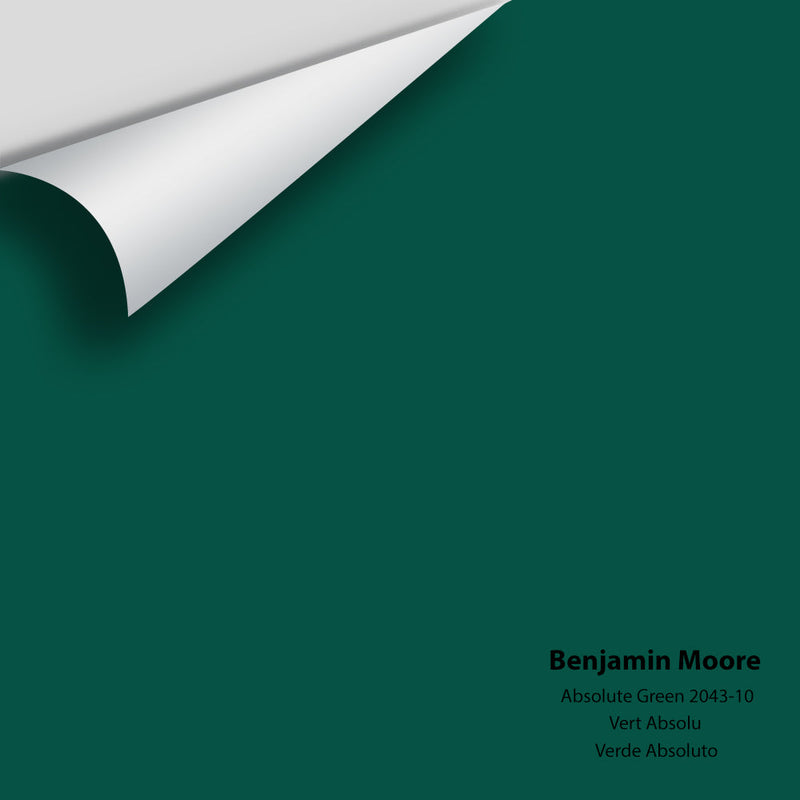 Benjamin Moore - Absolute Green 2043-10 Peel & Stick Color Sample