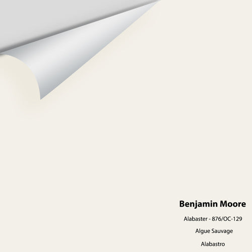 Benjamin Moore - Alabaster 876/OC-129 Peel & Stick Color Sample