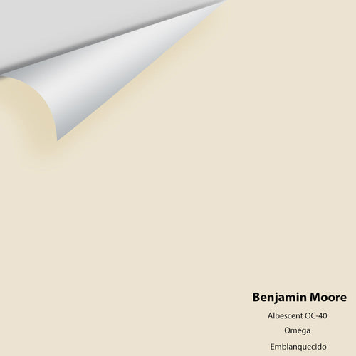 Benjamin Moore - Albescent OC-40 Peel & Stick Color Sample