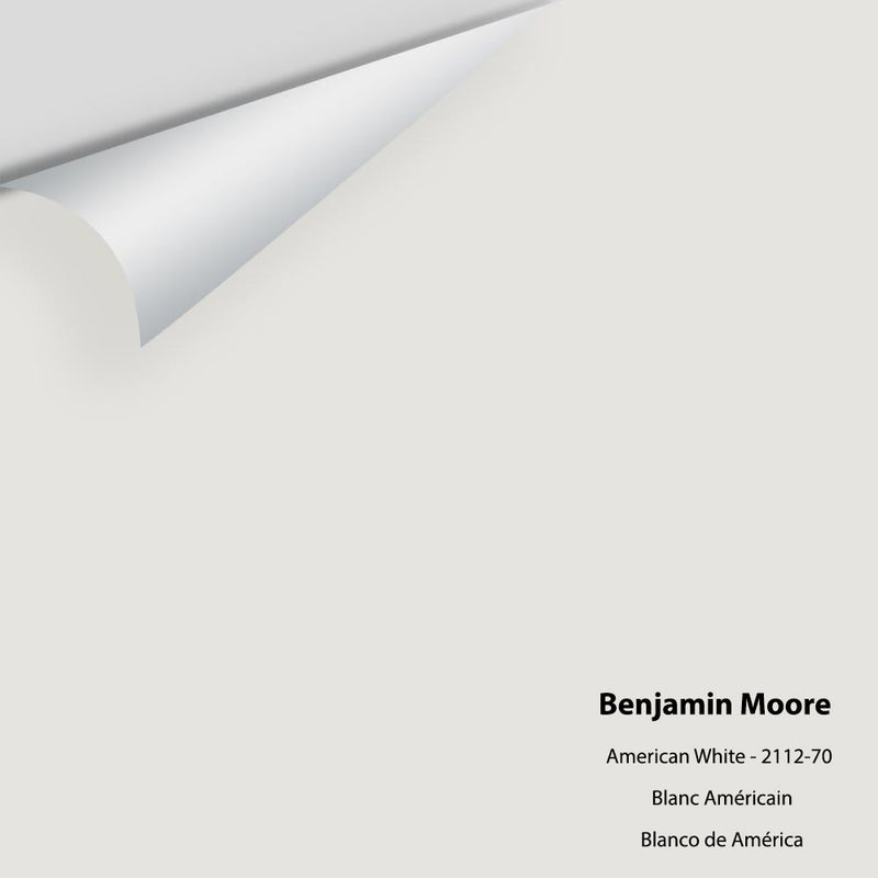 Benjamin Moore - American White 2112-70 Peel & Stick Color Sample