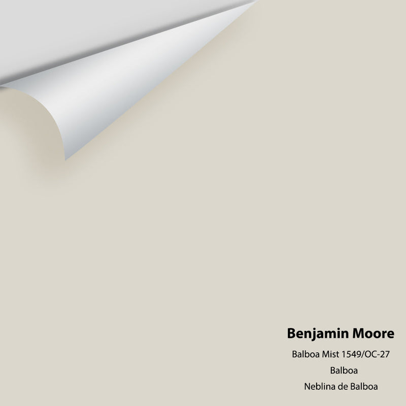 Benjamin Moore - Balboa Mist 1549/OC-27 Peel & Stick Color Sample