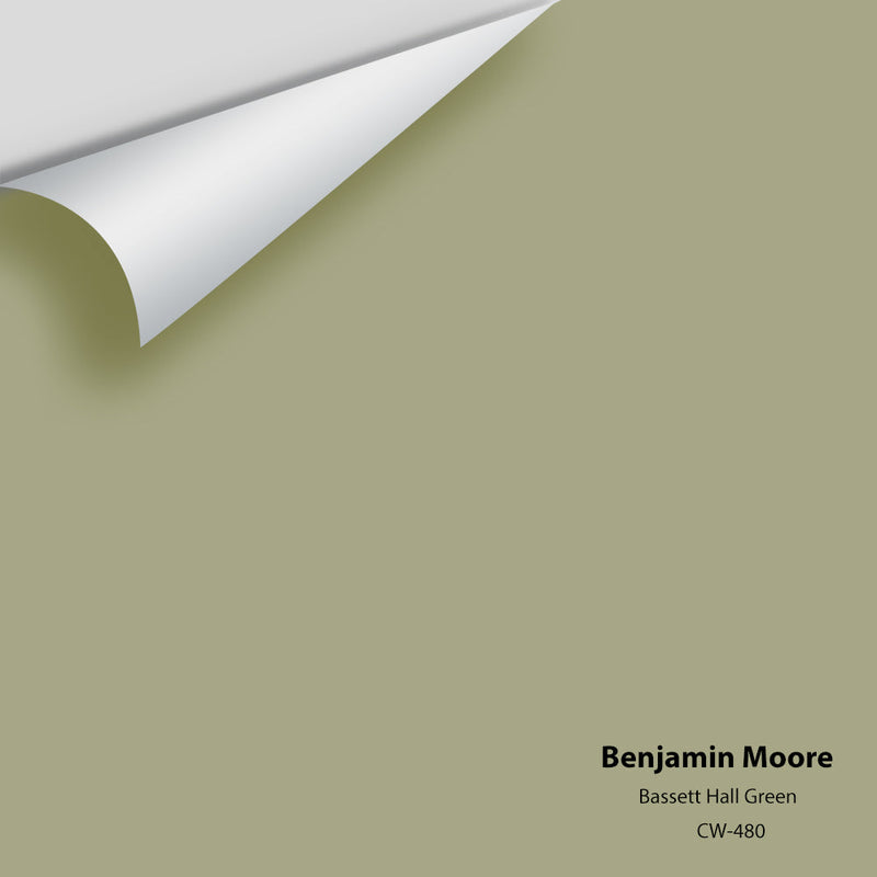 Benjamin Moore - Bassett Hall Green CW-480 Peel & Stick Color Sample