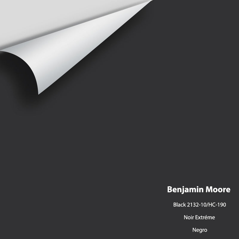 Benjamin Moore - Black 2132-10/HC-190 Peel & Stick Color Sample