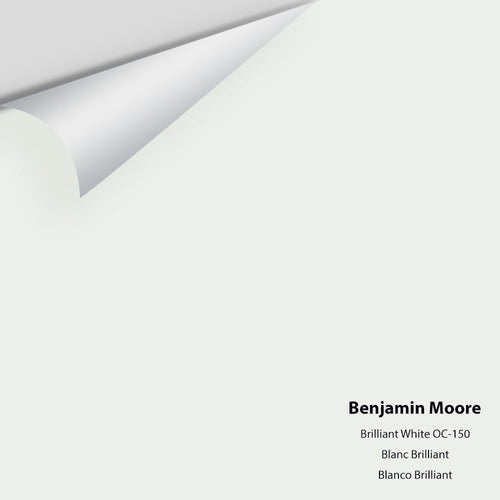 Benjamin Moore - Brilliant White OC-150 Peel & Stick Color Sample