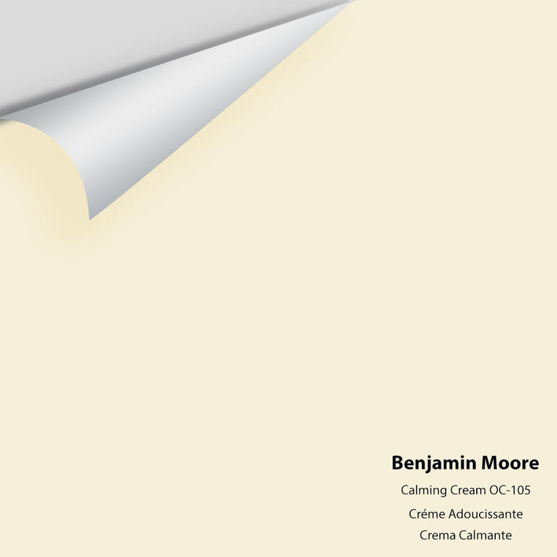 Benjamin Moore - Calming Cream OC-105 Peel & Stick Color Sample