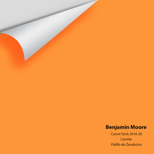 Benjamin Moore - Carrot Stick 2016-30 Peel & Stick Color Sample