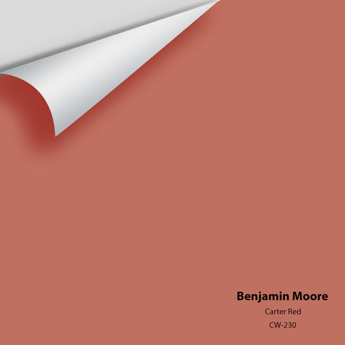 Benjamin Moore - Carter Red CW-230 Peel & Stick Color Sample