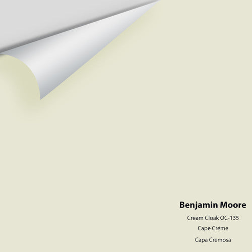 Benjamin Moore - Cream Cloak OC-135 Peel & Stick Color Sample