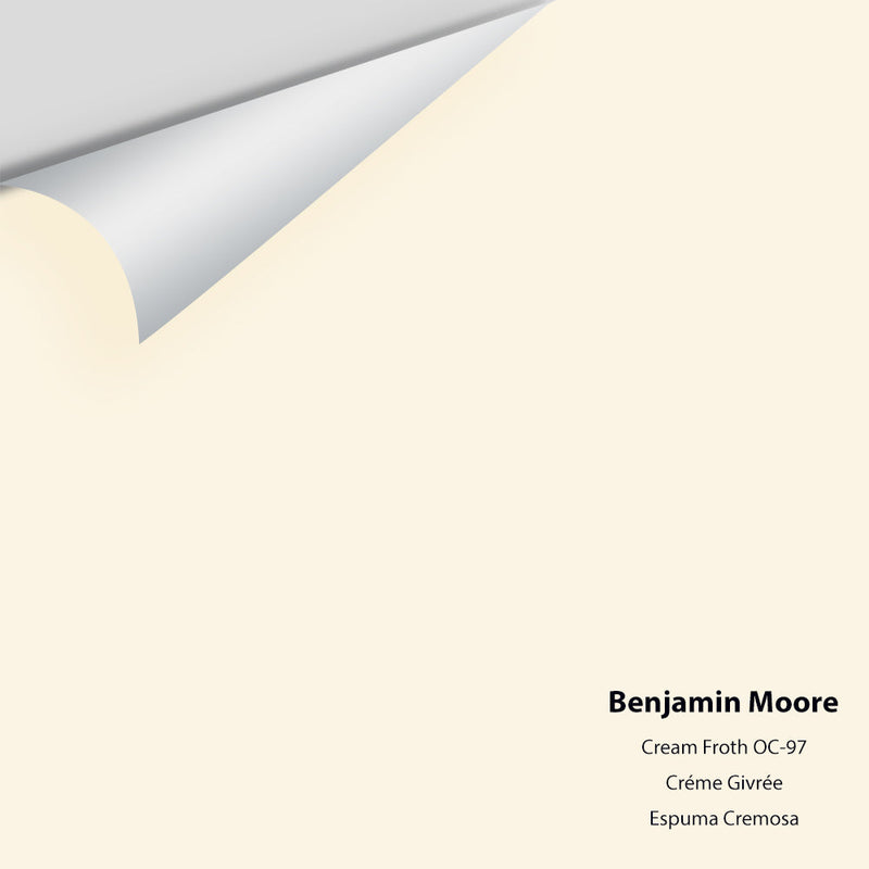 Benjamin Moore - Cream Froth 2158-70/OC-97 Peel & Stick Color Sample