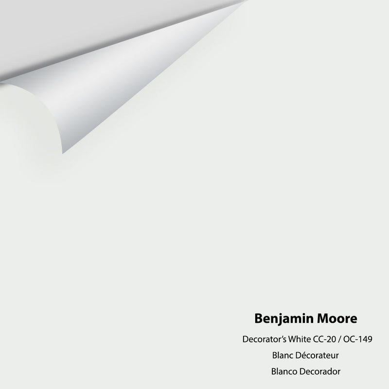 Benjamin Moore - Decorator's White CC-20/OC-149 Peel & Stick Color Sample