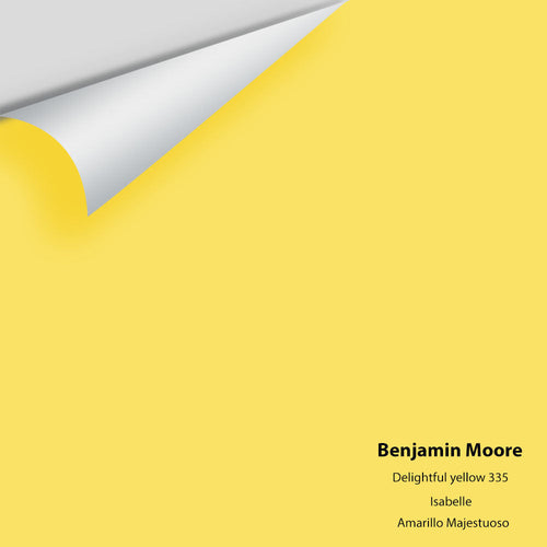 Benjamin Moore - Delightful Yellow 335 Peel & Stick Color Sample