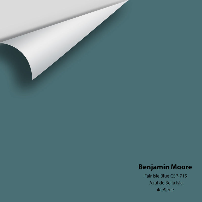 Benjamin Moore - Fair Isle Blue CSP-715 Peel & Stick Color Sample