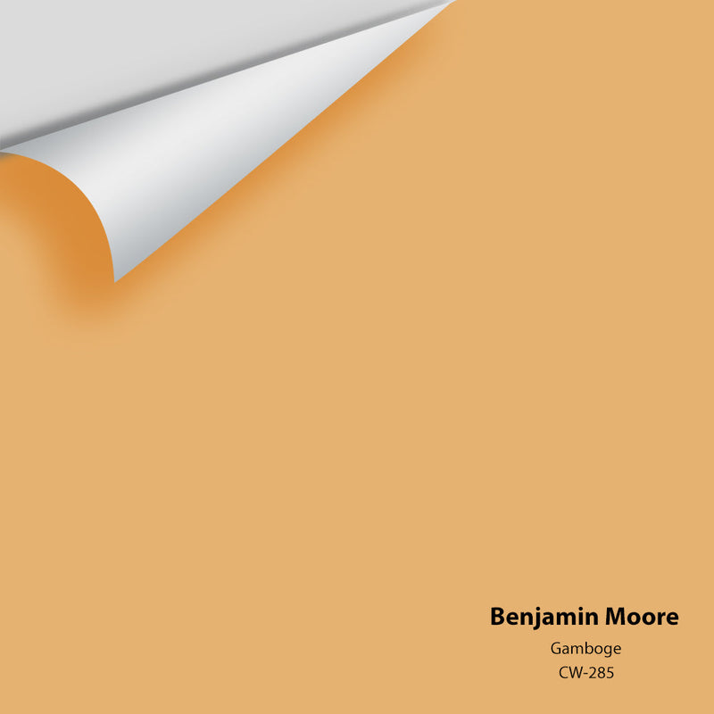 Benjamin Moore - Gamboge CW-285 Peel & Stick Color Sample