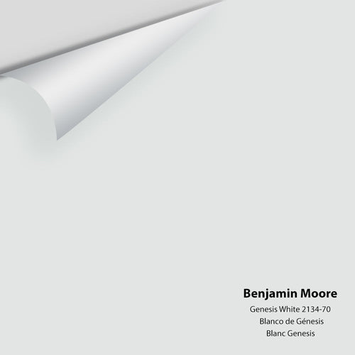 Benjamin Moore - Genesis White 2134-70 Peel & Stick Color Sample