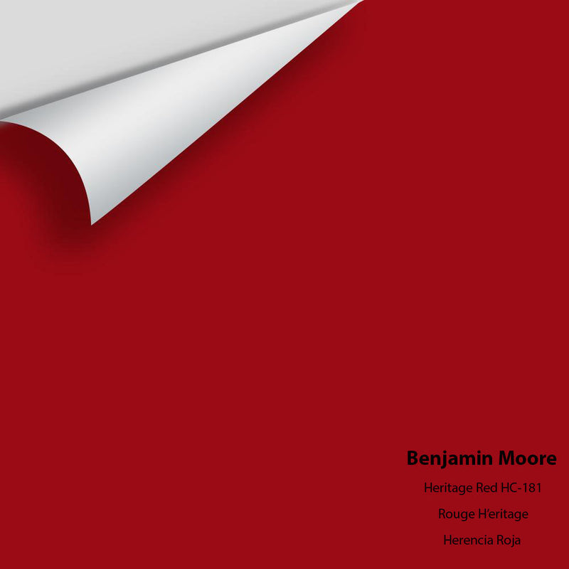 Benjamin Moore - Heritage Red HC-181 Peel & Stick Color Sample