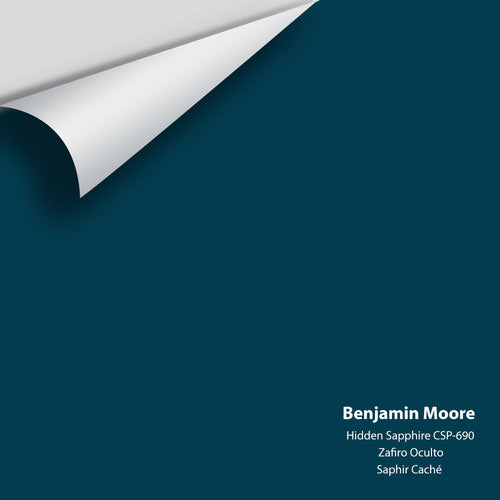 Benjamin Moore - Hidden Sapphire CSP-690 Peel & Stick Color Sample