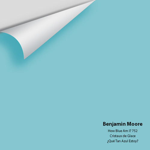 Benjamin Moore - How Blue Am I? 752 Peel & Stick Color Sample