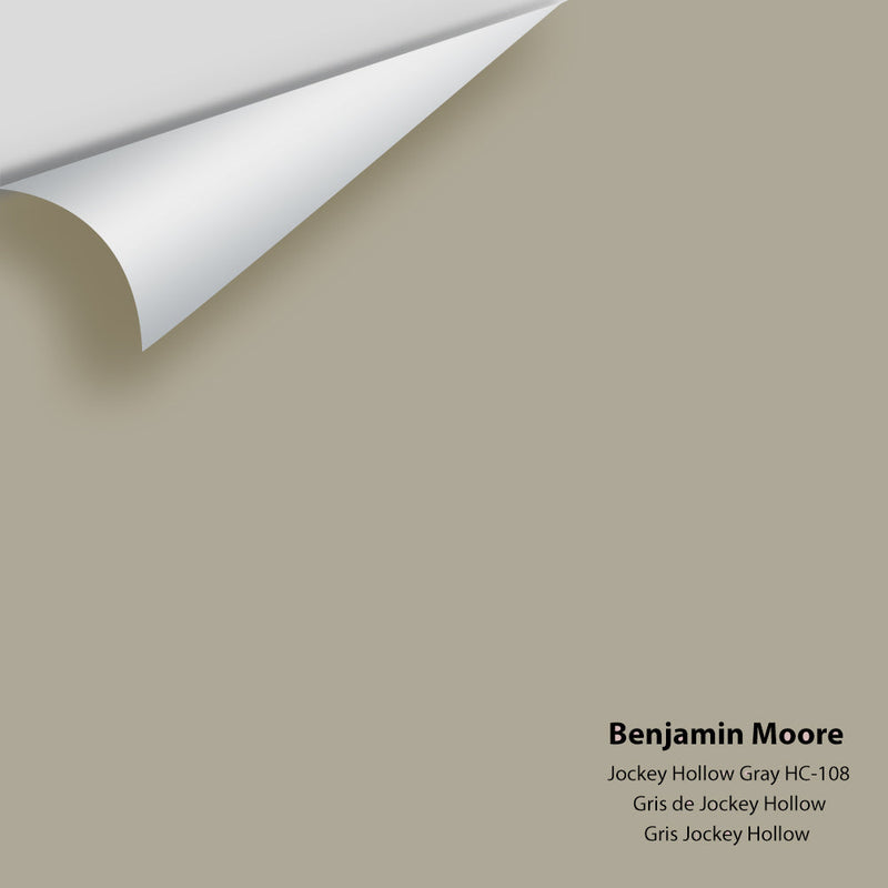 Benjamin Moore - Jockey Hollow Gray HC-108 Peel & Stick Color Sample