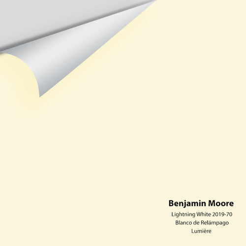 Benjamin Moore - Lightning White 2019-70 Peel & Stick Color Sample