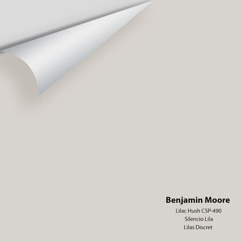 Benjamin Moore - Lilac Hush CSP-490 Peel & Stick Color Sample
