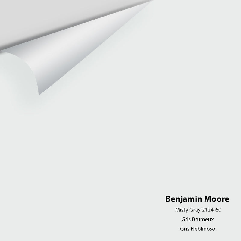 Benjamin Moore - Misty Gray 2124-60 Peel & Stick Color Sample