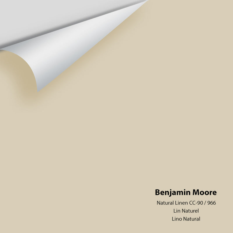 Benjamin Moore - Natural Linen 966/CC-90 Peel & Stick Color Sample