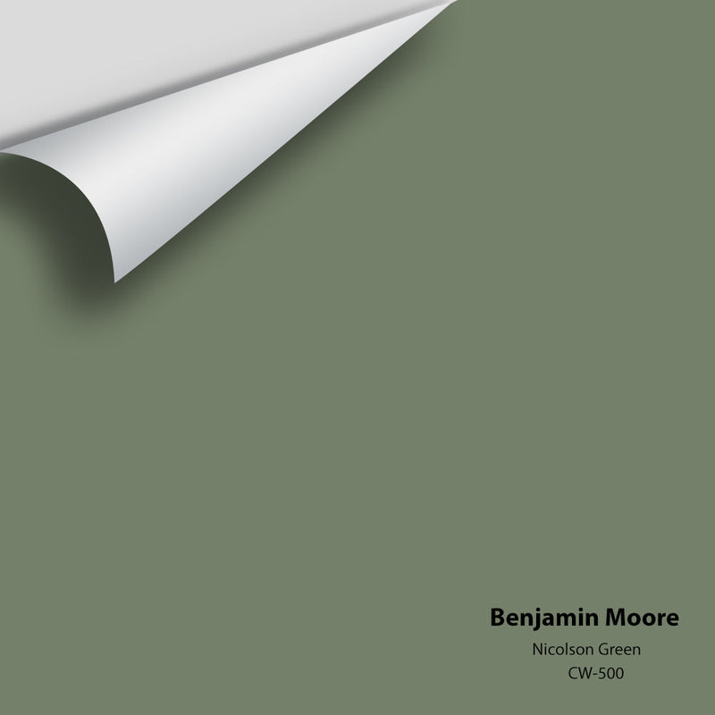 Benjamin Moore - Nicolson Green CW-500 Peel & Stick Color Sample