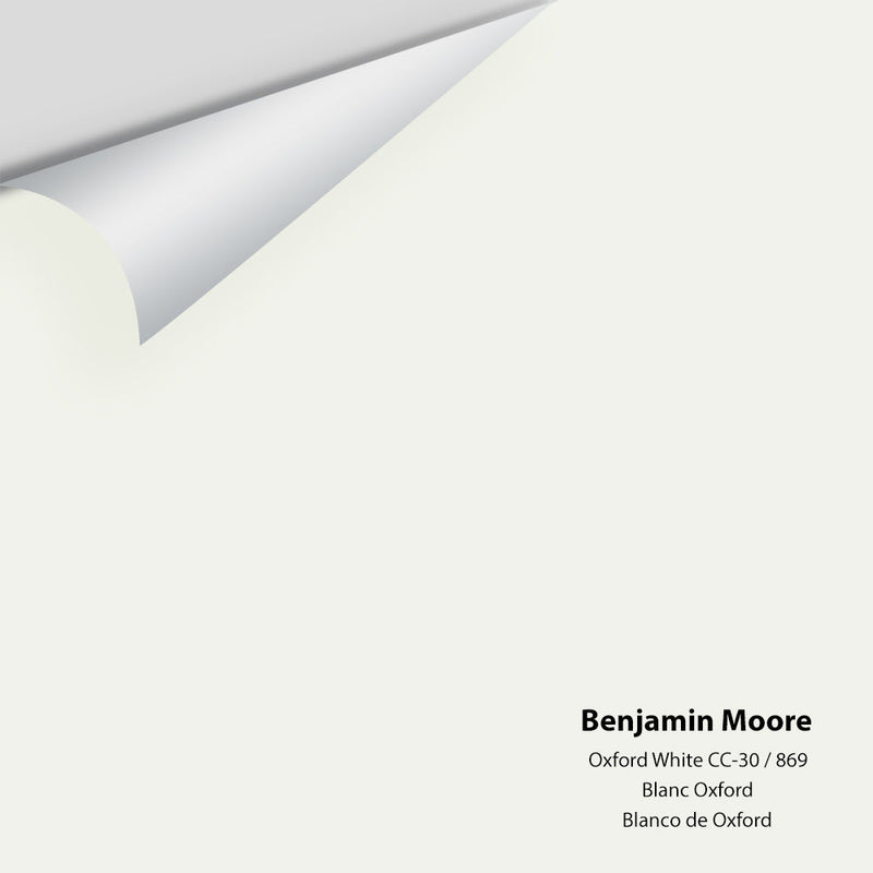 Benjamin Moore - Oxford White 869/CC-30 Peel & Stick Color Sample