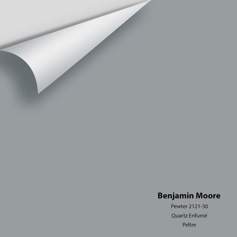 Benjamin Moore - Pewter 2121-30 Peel & Stick Color Sample
