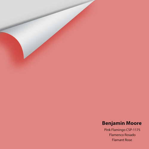 Benjamin Moore - Pink Flamingo CSP-1175 Peel & Stick Color Sample