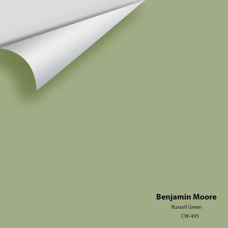 Benjamin Moore - Russell Green CW-495 Peel & Stick Color Sample