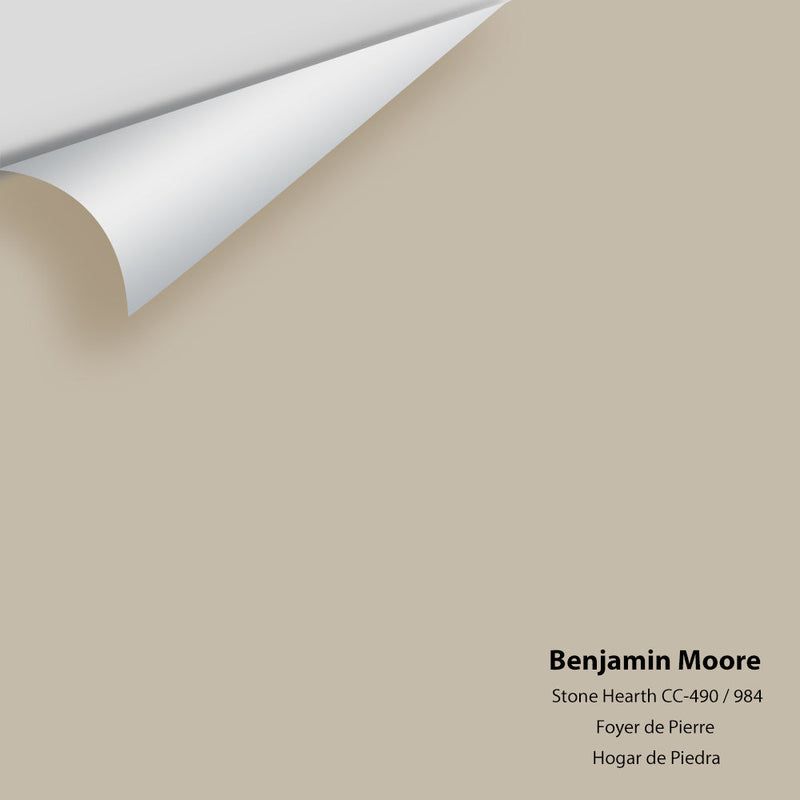 Benjamin Moore - Stone Hearth 984/CC-490 Peel & Stick Color Sample