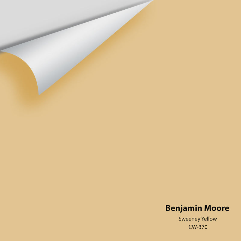 Benjamin Moore - Sweeney Yellow CW-370 Peel & Stick Color Sample