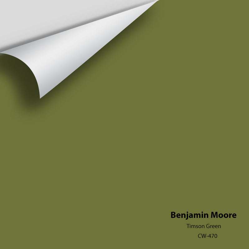 Benjamin Moore - Timson Green CW-470 Peel & Stick Color Sample