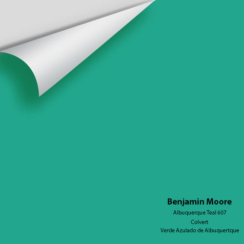 Benjamin Moore - Albuquerque Teal 607 Peel & Stick Color Sample