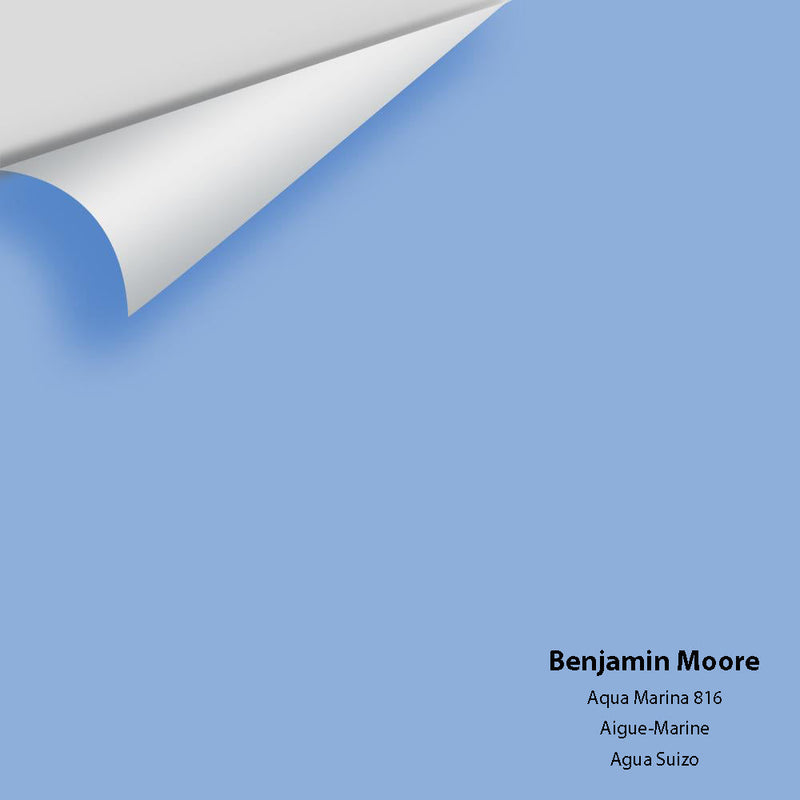 Benjamin Moore - Aqua Marina 816 Peel & Stick Color Sample