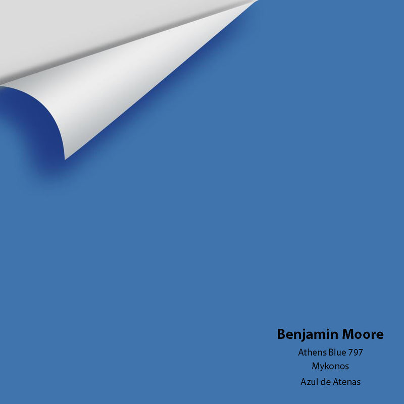 Benjamin Moore - Athens Blue 797 Peel & Stick Color Sample