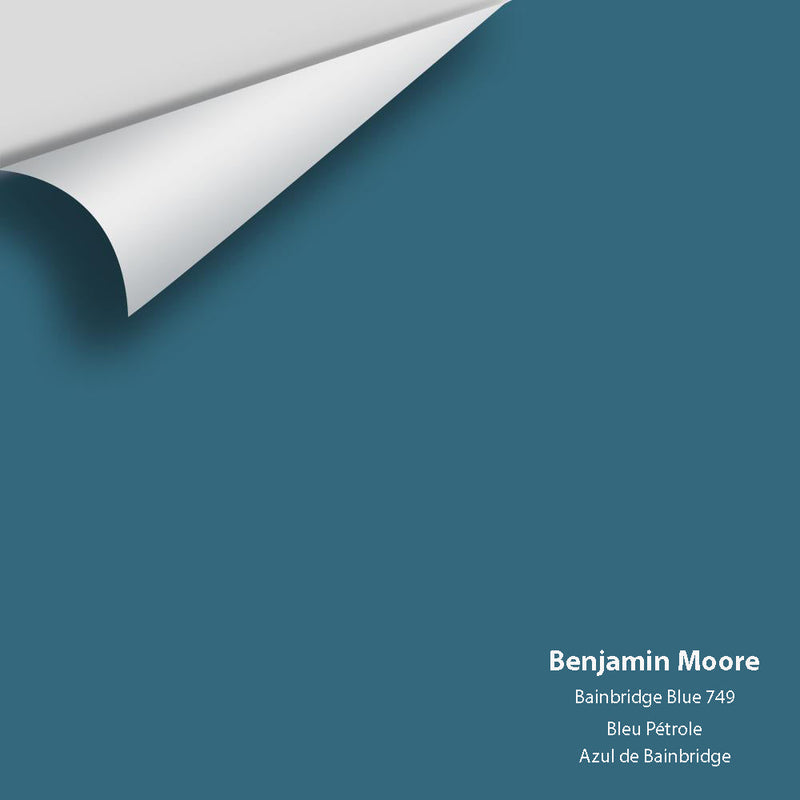 Benjamin Moore - Bainbridge Blue 749 Peel & Stick Color Sample