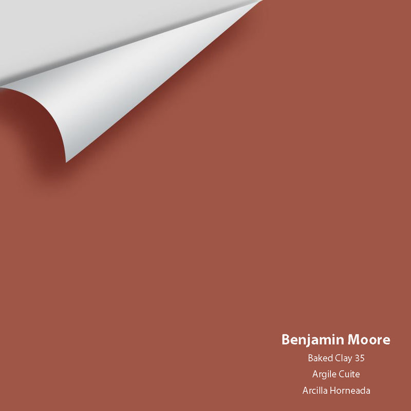 Benjamin Moore - Baked Clay 35 Peel & Stick Color Sample
