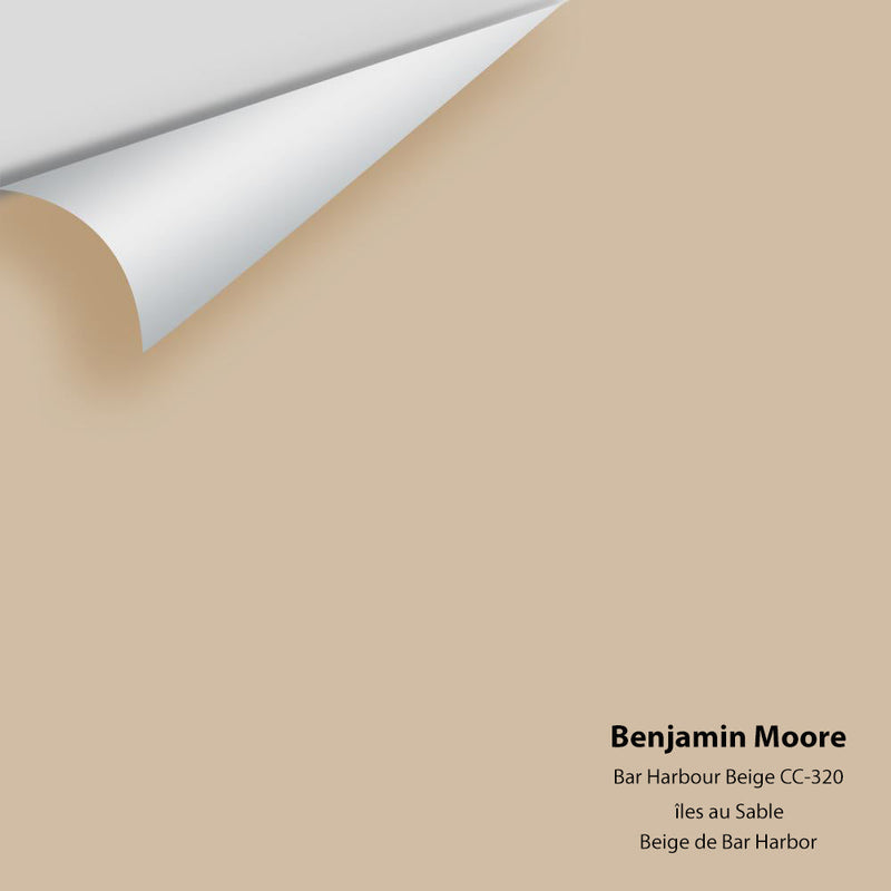 Benjamin Moore - Bar Harbor Beige 1032/CC-320 Peel & Stick Color Sample
