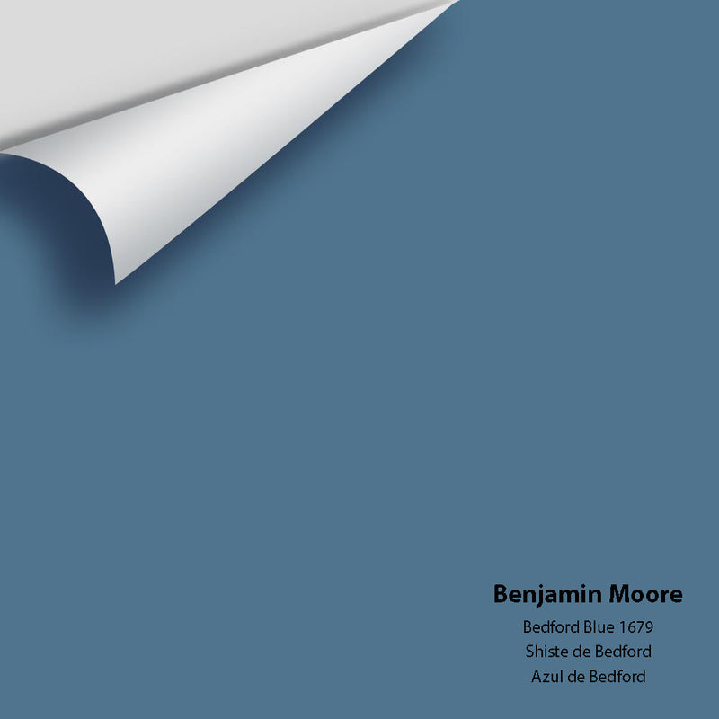 Benjamin Moore - Bedford Blue 1679 Peel & Stick Color Sample