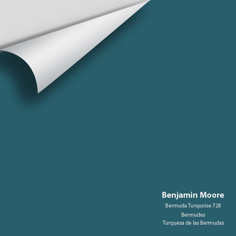 Benjamin Moore - Bermuda Turquoise 728 Peel & Stick Color Sample