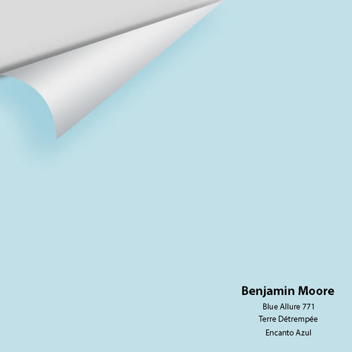Benjamin Moore - Blue Allure 771 Peel & Stick Color Sample